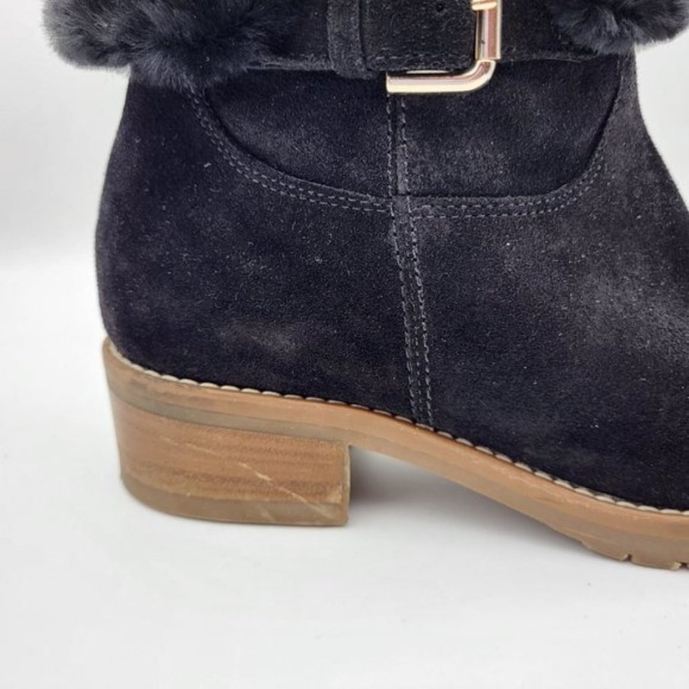 Boden Black Suede Plush Lined Ankle Booties, US Size 7, EUC - Picture 16 of 16
